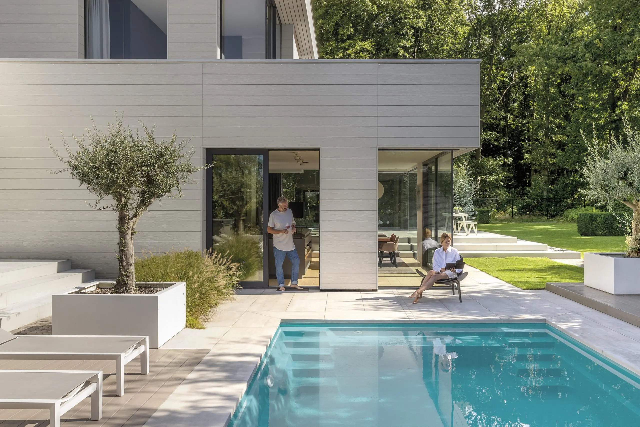 Tilburg, The Netherlands, Cedral fibre cement sidings, residential home